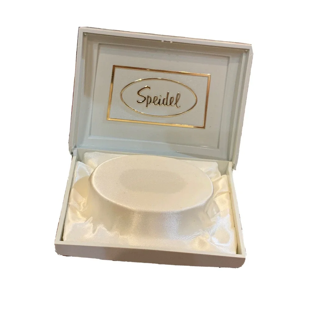 Speidel Vintage Watch Box Jewelry Case  Hard Plastic Excellent Used Condition